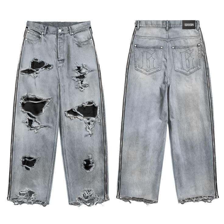 Pantalon roto oversize