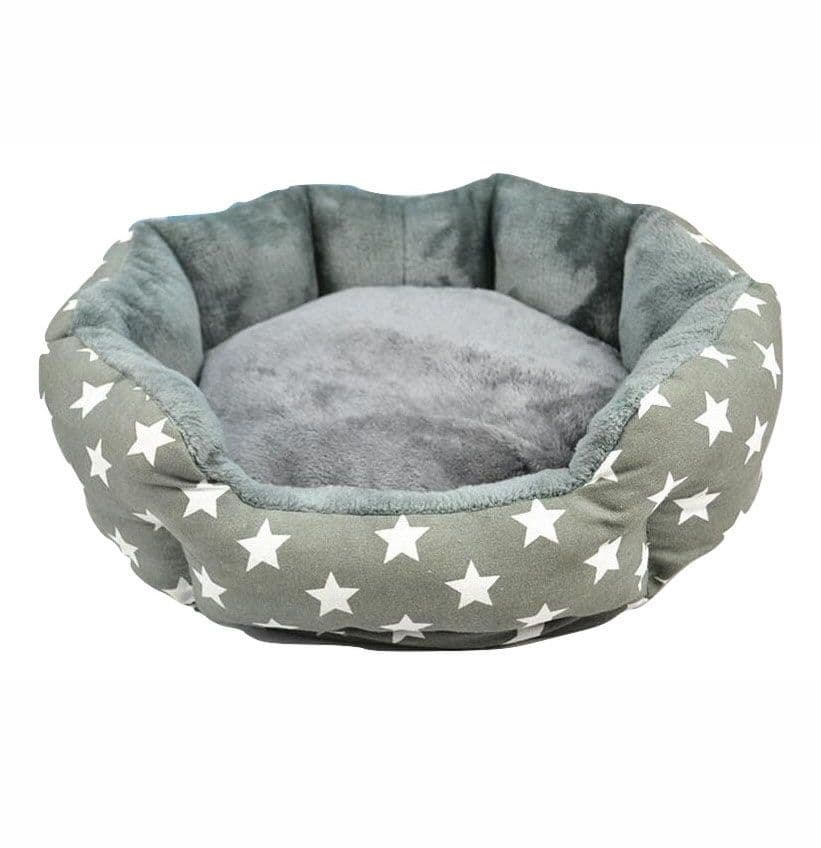 Cama gris para mascota